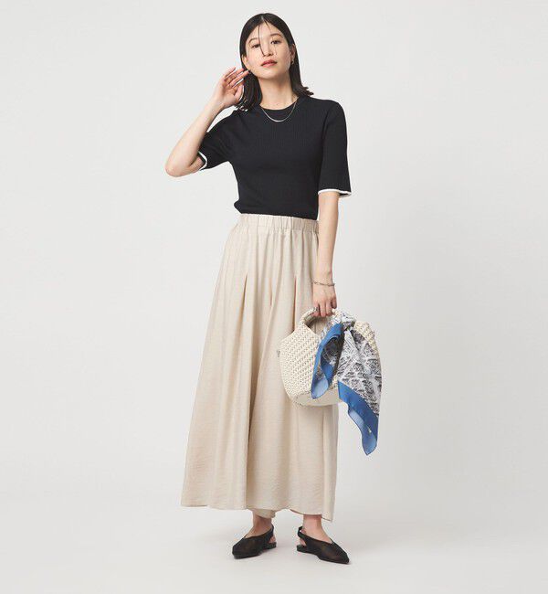 UNITED ARROWS green label relaxing「［size SHORTあり］【WEB限定】＜at ease＞キュロット パンツ」|キュロット|