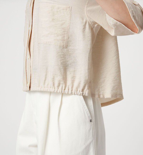 UNITED ARROWS green label relaxing「【WEB限定】＜at ease＞ポケット オープンカラー シャツ」|シャツ・ブラウス|