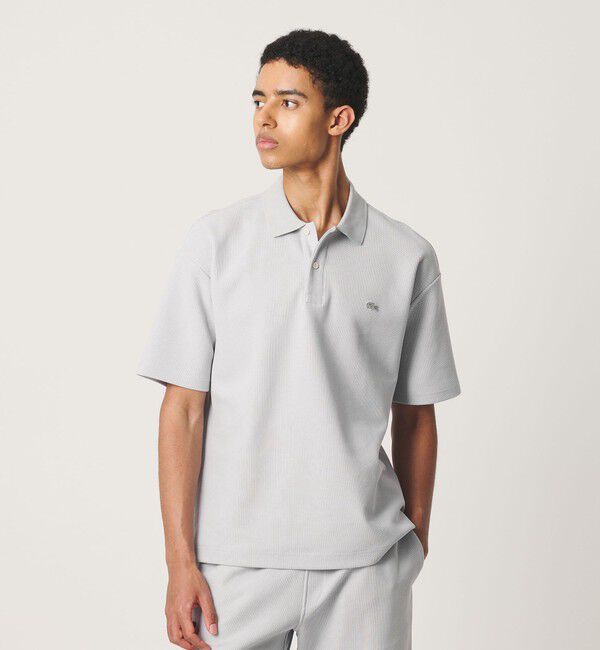 BEAUTY&YOUTH UNITED ARROWS「＜LACOSTE for BEAUTY&YOUTH＞ワントーン ポロシャツ」|ポロシャツ|LT.GRAY