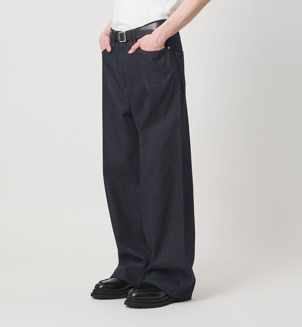 MONKEY TIME「ライトオンス リジッド デニム バギー パンツ」|チノ|