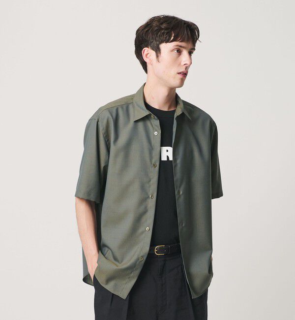 BEAUTY&YOUTH UNITED ARROWS「尾州 TW レギュラー ショートスリーブ シャツ GRANDE TAPERD型 ウォッシャブル MADE IN JAPAN」|シャツ・ブラウス|