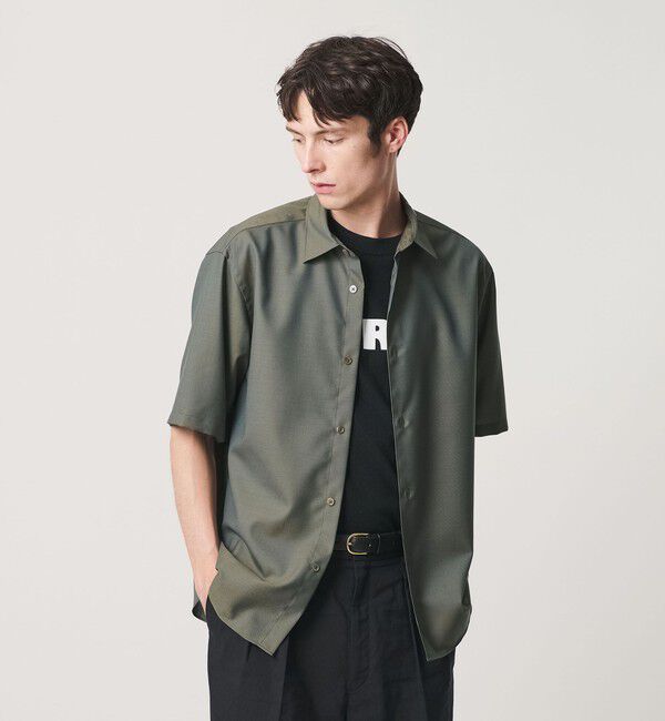 BEAUTY&YOUTH UNITED ARROWS「尾州 TW レギュラー ショートスリーブ シャツ GRANDE TAPERD型 ウォッシャブル MADE IN JAPAN」|シャツ・ブラウス|