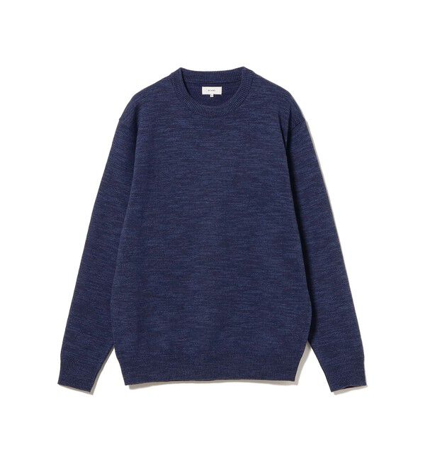 BEAMS「9ゲージ カラースラブニット」|ニット・セーター|NAVY