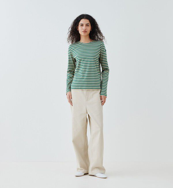 TOMORROWLAND GOODS「【別注】Le minor  ロングスリーブ ボーダー カットソー」|Tシャツ・カットソー|