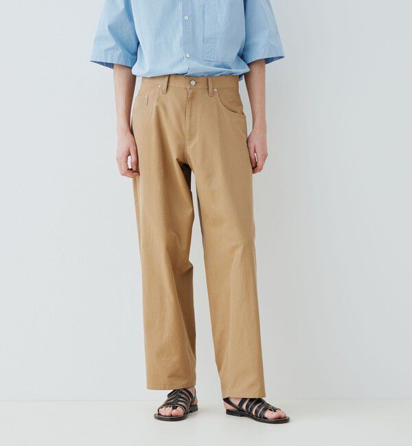 GALERIE VIE「ノンマーセライズドコットン５ポケットパンツ」|チノ|