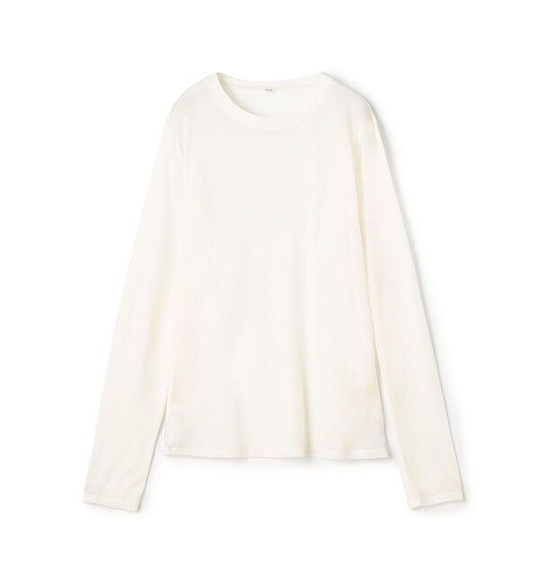 TOMORROWLAND GOODS「BASERANGE バンブー ロングスリーブプルオーバー」|Tシャツ・カットソー|11 ホワイト