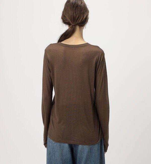 TOMORROWLAND GOODS「BASERANGE バンブー ロングスリーブプルオーバー」|Tシャツ・カットソー|