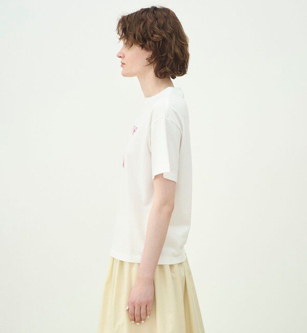 MACPHEE「コットンロゴプリント Tシャツ」|Tシャツ・カットソー|