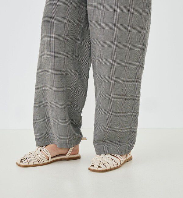 GALERIE VIE「リネンキュプラシルクコンパクト チェスターカラーオールインワン」|オールインワン|