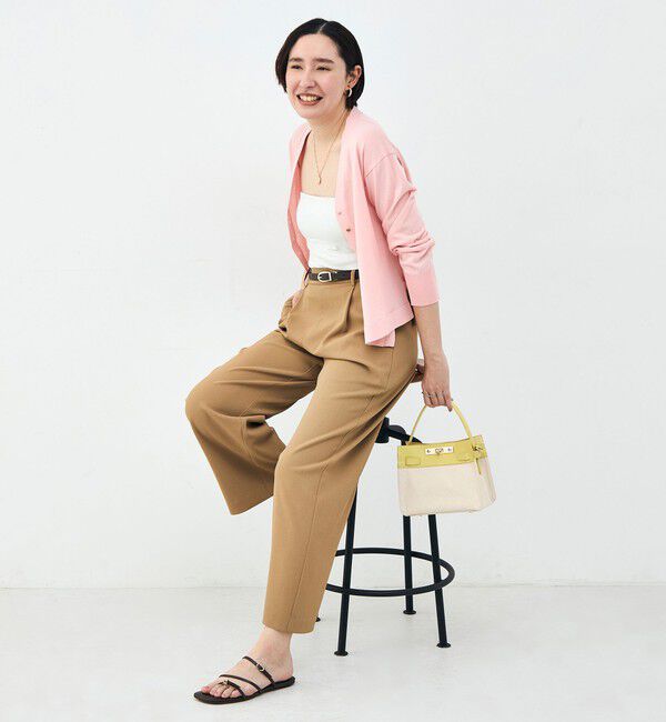 NOLLEY'S「《セットアップ対応》ウォッシャブルイージーツイルセミワイドパンツ」|その他|