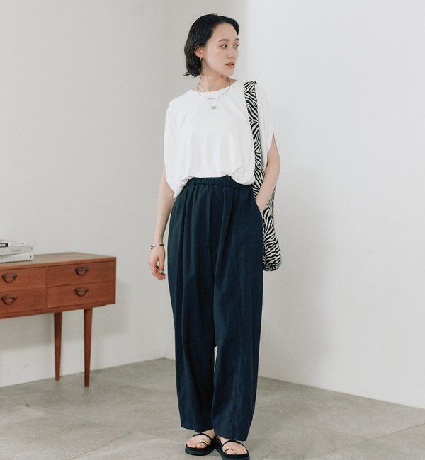  「予約【吸水速乾/遮熱/接触冷感】クールタッチポンチョカットソー」|Tシャツ・カットソー|