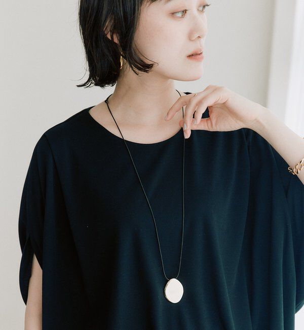  「予約【吸水速乾/遮熱/接触冷感】クールタッチポンチョカットソー」|Tシャツ・カットソー|