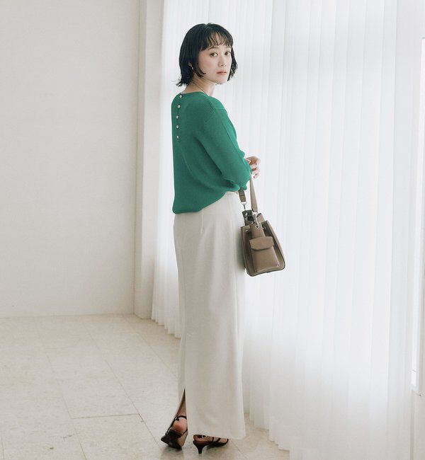  「予約【接触冷感/紫外線防止】ストレッチタイトスカート」|スカート|