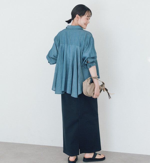  「予約【接触冷感/紫外線防止】ストレッチタイトスカート」|スカート|