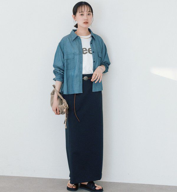  「予約【接触冷感/紫外線防止】ストレッチタイトスカート」|スカート|