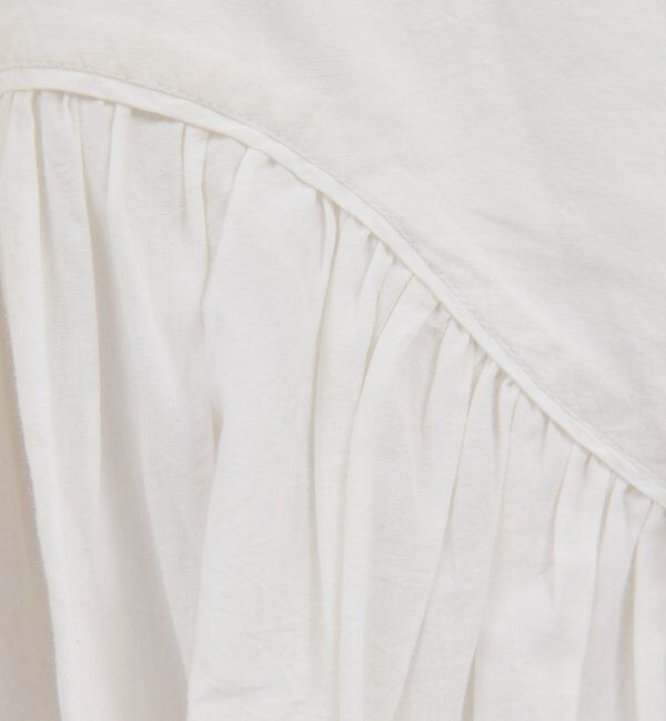  「【Dhritie】ギャザースキッパーブラウス」|シャツ・ブラウス|