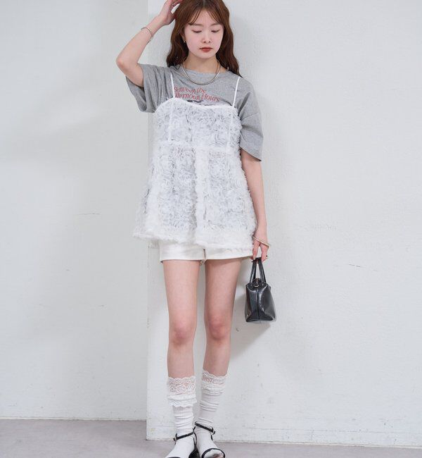  「フラワーチュールキャミチュニック」|シャツ・ブラウス|
