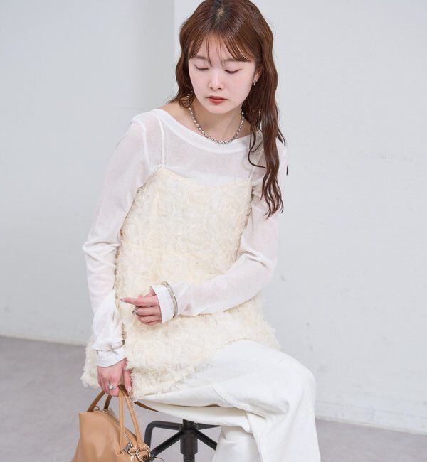  「フラワーチュールキャミチュニック」|シャツ・ブラウス|