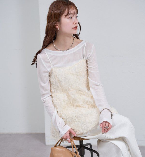  「フラワーチュールキャミチュニック」|シャツ・ブラウス|
