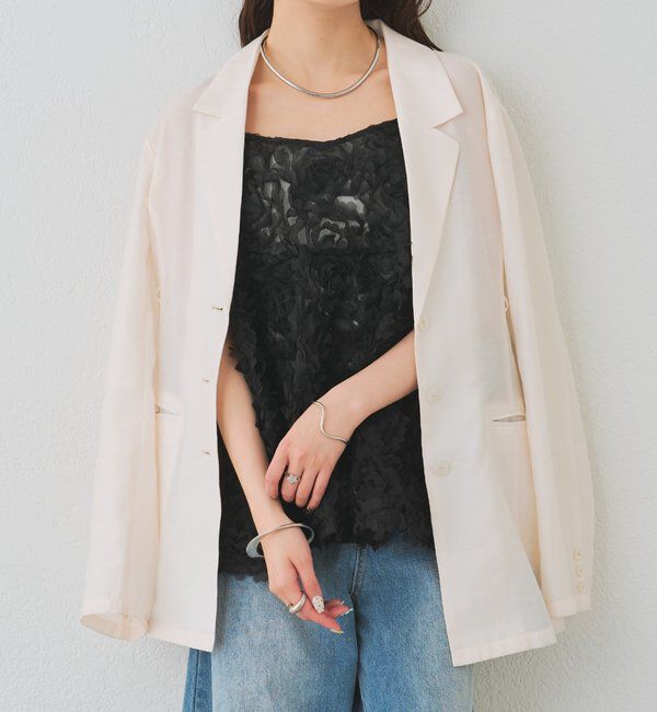  「フラワーチュールキャミチュニック」|シャツ・ブラウス|