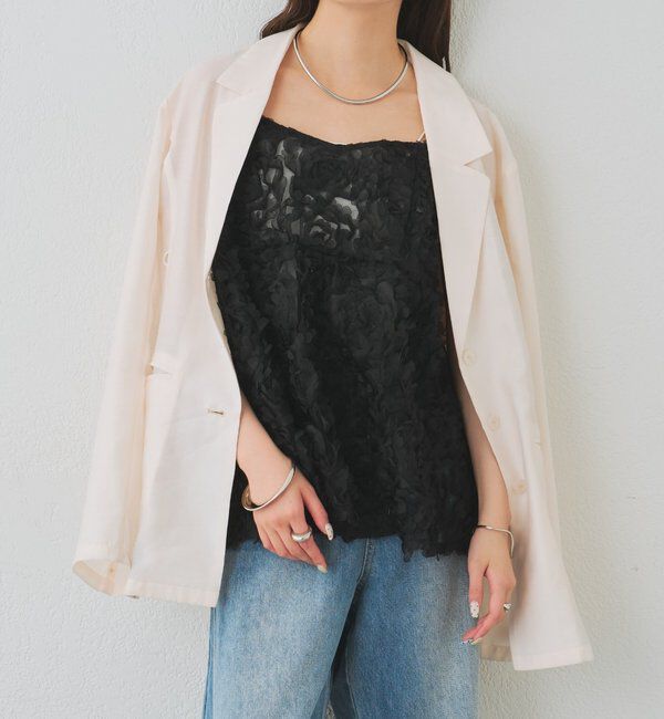  「フラワーチュールキャミチュニック」|シャツ・ブラウス|