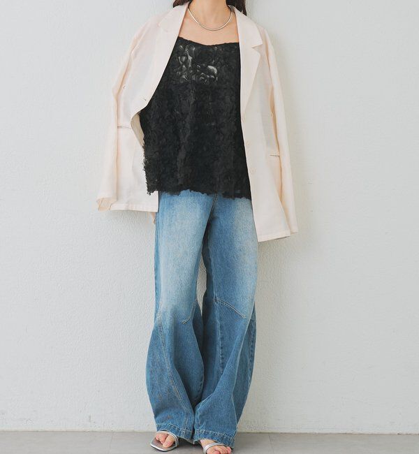  「フラワーチュールキャミチュニック」|シャツ・ブラウス|