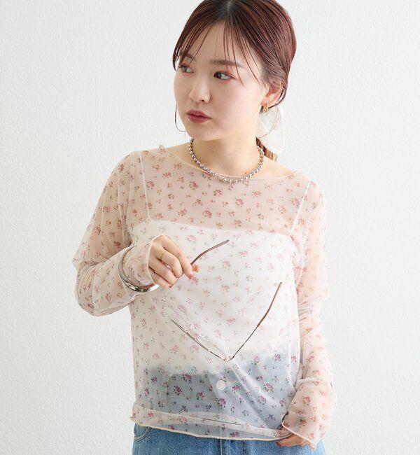  「プリントシアーロンT」|Tシャツ・カットソー|