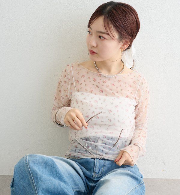  「プリントシアーロンT」|Tシャツ・カットソー|