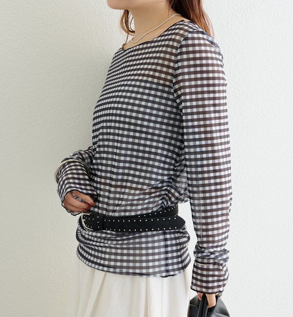  「プリントシアーロンT」|Tシャツ・カットソー|