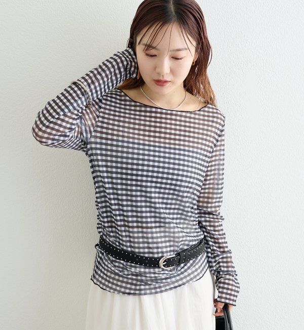  「プリントシアーロンT」|Tシャツ・カットソー|