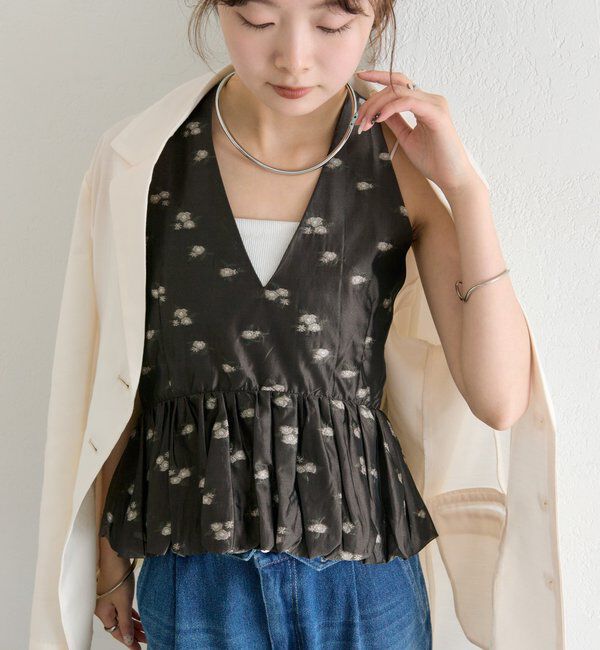  「フラワーホルターブラウス」|シャツ・ブラウス|