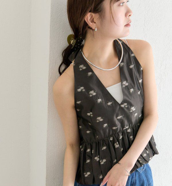  「フラワーホルターブラウス」|シャツ・ブラウス|