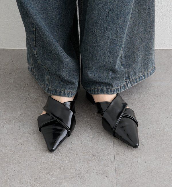  「ポインテッドトゥクロスミュール」|その他|