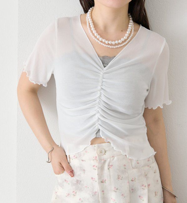  「シャーリングチュールT」|Tシャツ・カットソー|