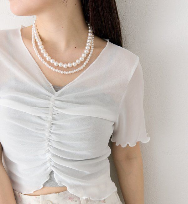  「シャーリングチュールT」|Tシャツ・カットソー|