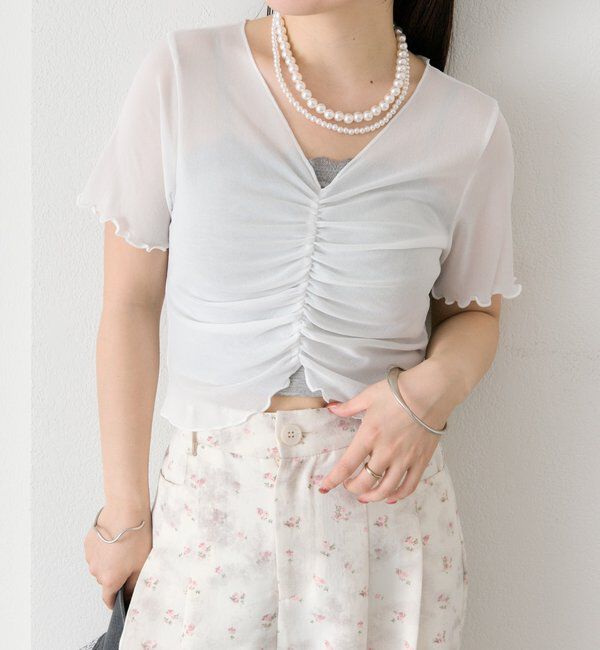  「シャーリングチュールT」|Tシャツ・カットソー|