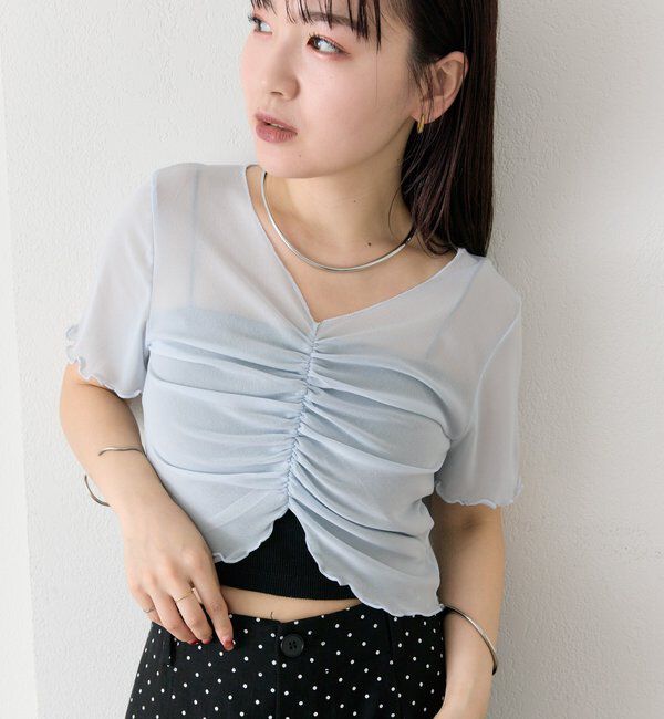  「シャーリングチュールT」|Tシャツ・カットソー|