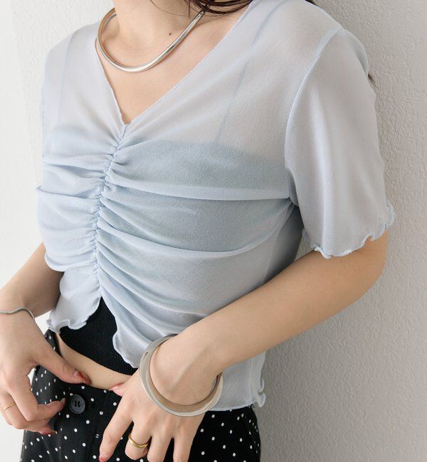  「シャーリングチュールT」|Tシャツ・カットソー|