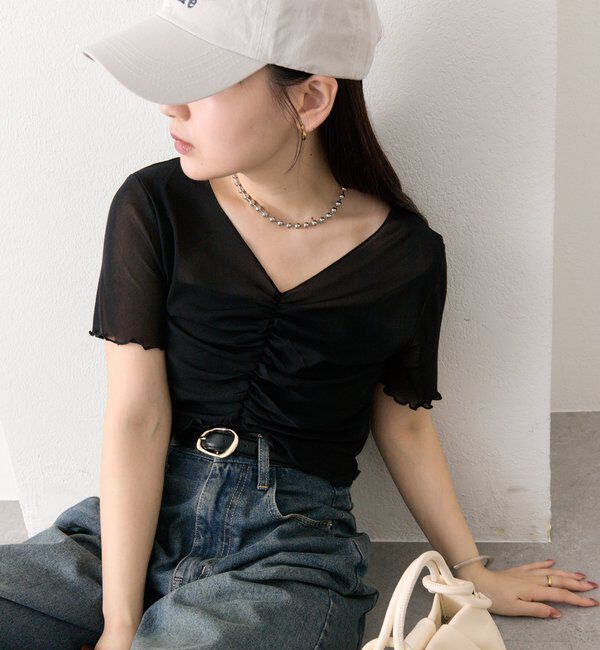  「シャーリングチュールT」|Tシャツ・カットソー|