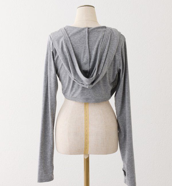  「ロゴプレート付きフーディーボレロ」|プルオーバー|