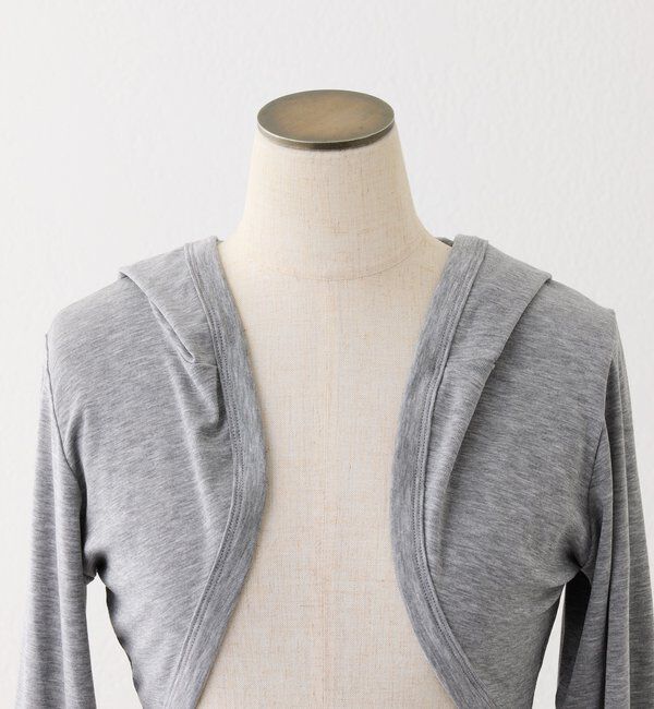  「ロゴプレート付きフーディーボレロ」|プルオーバー|