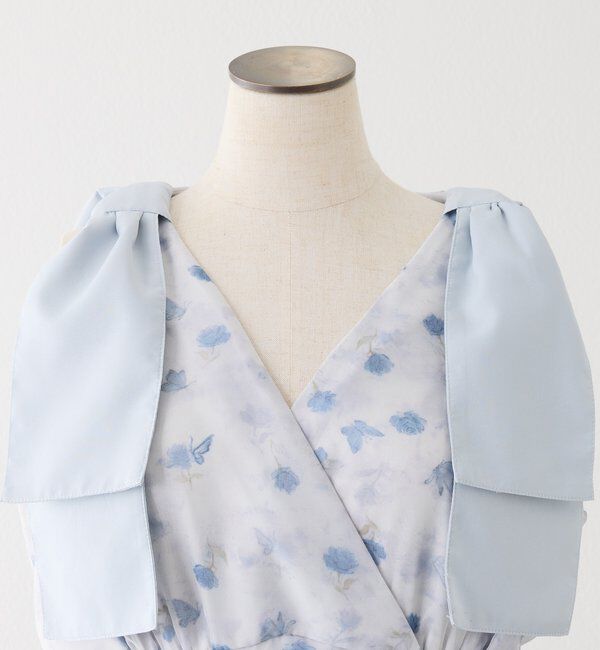  「【LouLoumei】肩リボンティアードロングワンピース」|その他|