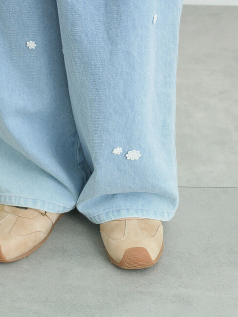 Samansa Mos2「3Dレースモチーフ付きパンツ」|その他|