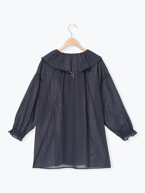 Samansa Mos2「フリルシアーブラウス」|シャツ・ブラウス|