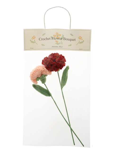 Samansa Mos2「ニットフラワーブーケ」|その他|レッド