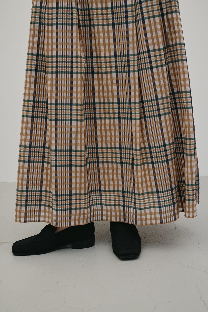 STYLEMIXER「シアーチェックスカート」|スカート|