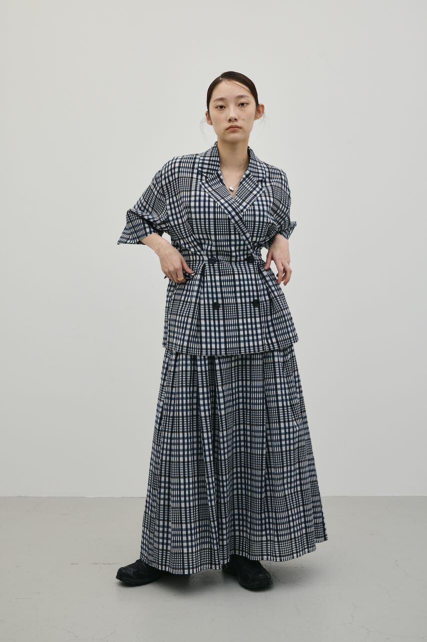 STYLEMIXER「シアーチェックスカート」|スカート|