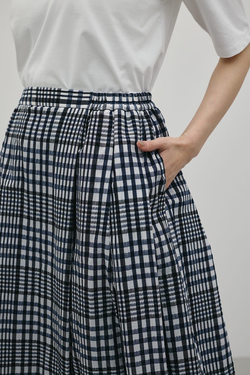 STYLEMIXER「シアーチェックスカート」|スカート|