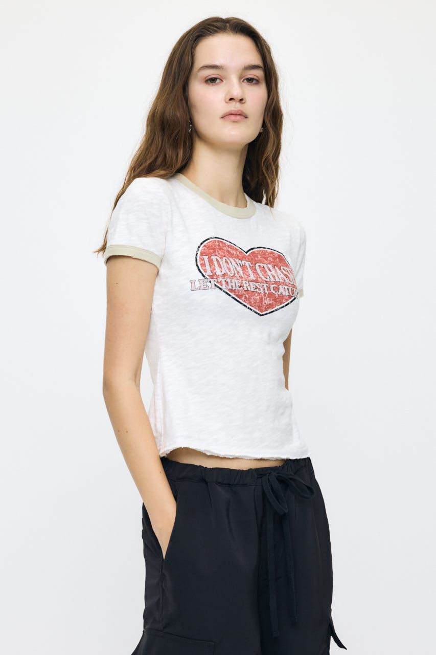 MOUSSY「I DON'T CHASE RINGER Tシャツ」|Tシャツ・カットソー|