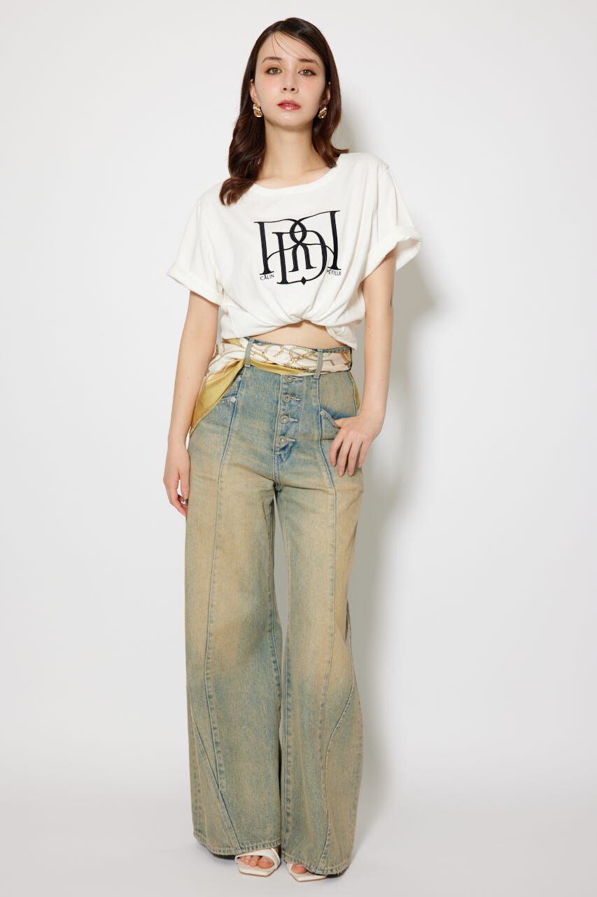 rienda「RDロゴTシャツ」|Tシャツ・カットソー|